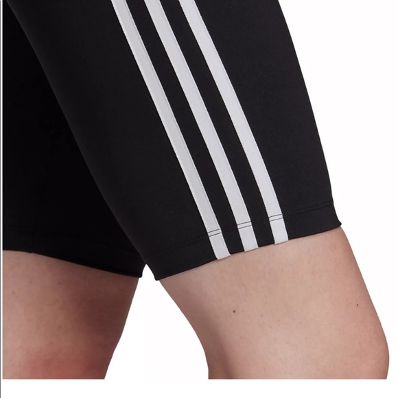 Adidas Women's High-Waisted Biker Shorts PrimeBlue - Picture 4 of 6